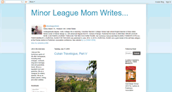 Desktop Screenshot of minorleaguemom.blogspot.com