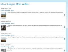 Tablet Screenshot of minorleaguemom.blogspot.com