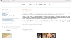 Desktop Screenshot of escritores-nicaragenses.blogspot.com