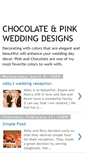 Mobile Screenshot of chocolateandpinkwedding.blogspot.com