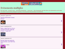 Tablet Screenshot of evnementsmultiples.blogspot.com