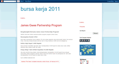 Desktop Screenshot of bursakerja2011.blogspot.com