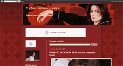 Desktop Screenshot of louyse-michaeljackson.blogspot.com