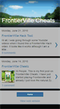 Mobile Screenshot of frontierville-cheats.blogspot.com