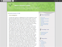 Tablet Screenshot of metroatlantafoodie.blogspot.com