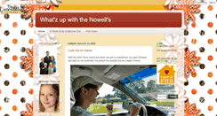 Desktop Screenshot of nowellfamily243.blogspot.com