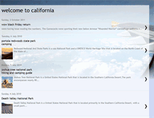 Tablet Screenshot of californiastatecamping.blogspot.com
