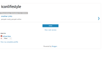 Tablet Screenshot of iconlifestyle.blogspot.com