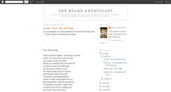 Desktop Screenshot of beardenthusiast.blogspot.com