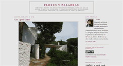 Desktop Screenshot of floresypalabras.blogspot.com