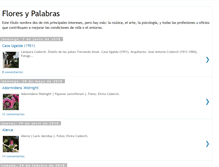 Tablet Screenshot of floresypalabras.blogspot.com