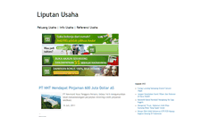 Desktop Screenshot of liputanusaha.blogspot.com