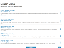 Tablet Screenshot of liputanusaha.blogspot.com