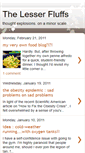 Mobile Screenshot of lesserfluffs.blogspot.com