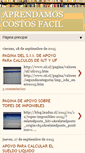 Mobile Screenshot of costosfacil.blogspot.com