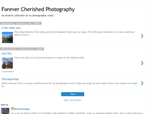 Tablet Screenshot of forevercherishedphotography.blogspot.com