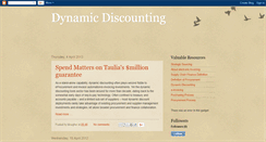 Desktop Screenshot of dynamic-discounting.blogspot.com