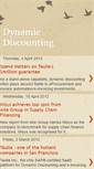 Mobile Screenshot of dynamic-discounting.blogspot.com