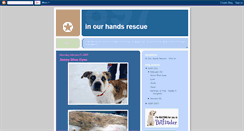 Desktop Screenshot of inourhandsrescue.blogspot.com