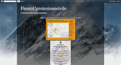 Desktop Screenshot of fiessoprotezionecivile.blogspot.com