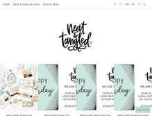 Tablet Screenshot of neatandtangled.blogspot.com