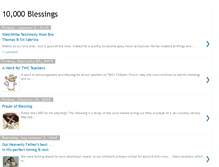 Tablet Screenshot of 10000blessings.blogspot.com