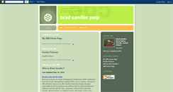 Desktop Screenshot of bradsandler.blogspot.com