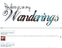 Tablet Screenshot of hiwandergirl.blogspot.com