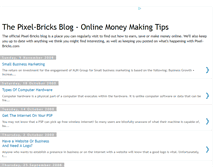 Tablet Screenshot of pixel-bricks.blogspot.com