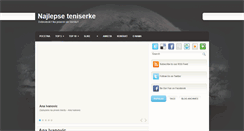Desktop Screenshot of najlepse-teniserke.blogspot.com