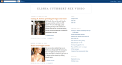 Desktop Screenshot of elishacuthbertsexvideo.blogspot.com