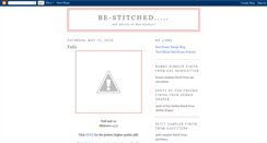 Desktop Screenshot of be-stitched.blogspot.com