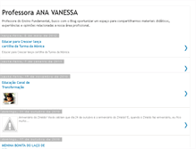 Tablet Screenshot of anavanessaprofessora.blogspot.com