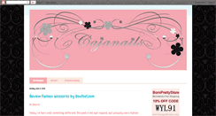 Desktop Screenshot of cajanails.blogspot.com