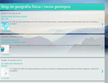 Tablet Screenshot of geografiairiscos.blogspot.com