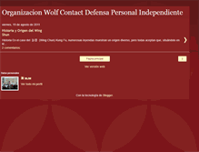 Tablet Screenshot of organizacionwolfcontact.blogspot.com