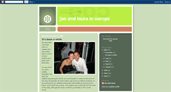 Desktop Screenshot of joeandlauraineurope.blogspot.com