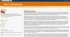 Desktop Screenshot of manyadventuresofalex.blogspot.com