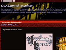 Tablet Screenshot of hauntedfamilyvacations.blogspot.com