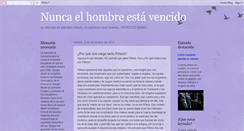 Desktop Screenshot of nuncaelhombreestavencido.blogspot.com