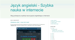 Desktop Screenshot of angielski-slowka.blogspot.com