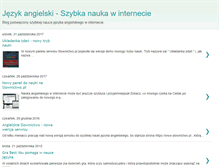 Tablet Screenshot of angielski-slowka.blogspot.com