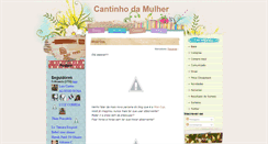 Desktop Screenshot of cantinhodmulher.blogspot.com