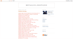 Desktop Screenshot of metallicabootlegs.blogspot.com