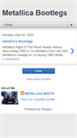 Mobile Screenshot of metallicabootlegs.blogspot.com