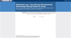 Desktop Screenshot of fibroboost.blogspot.com
