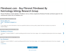 Tablet Screenshot of fibroboost.blogspot.com