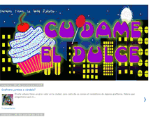 Tablet Screenshot of cuidameeldulce.blogspot.com