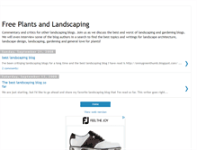 Tablet Screenshot of freeplantsandlandscaping.blogspot.com