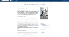 Desktop Screenshot of beachweddingidea.blogspot.com